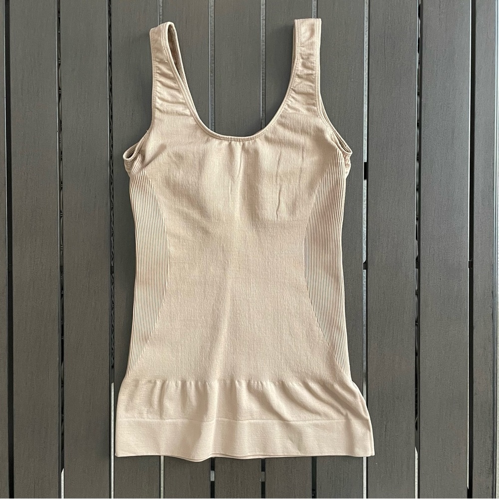 Shein Solid Ribbed Compression Shapewear Tank Top… - image 5